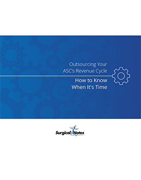 E-book cover image: Outsourcing Your ASC’s Revenue Cycle